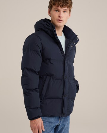 WE Fashion Kurtka zimowa w kolorze niebieski: przód