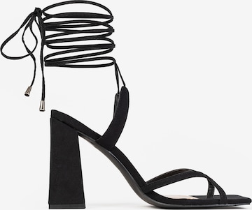 Celena T-Bar Sandals 'Chenaya' in Black