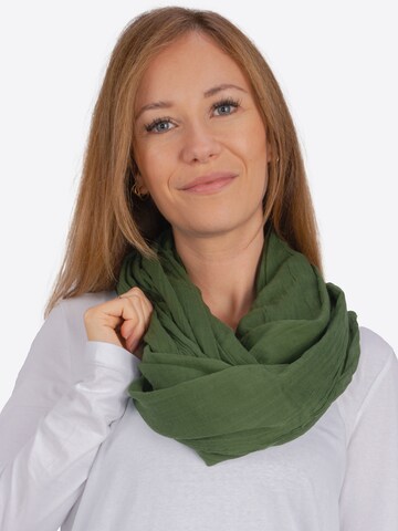 Seasons of April Tube Scarf 'Carina' in Green