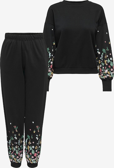 ONLY Juoksupuku 'ONLBROOKE' värissä vihreä / vaalea pinkki / musta / valkoinen, Tuotenäkymä