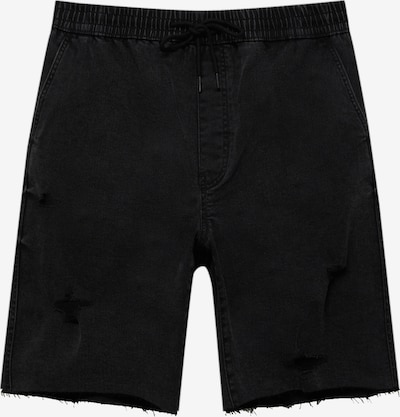 Pull&Bear Pantalon en noir, Vue avec produit