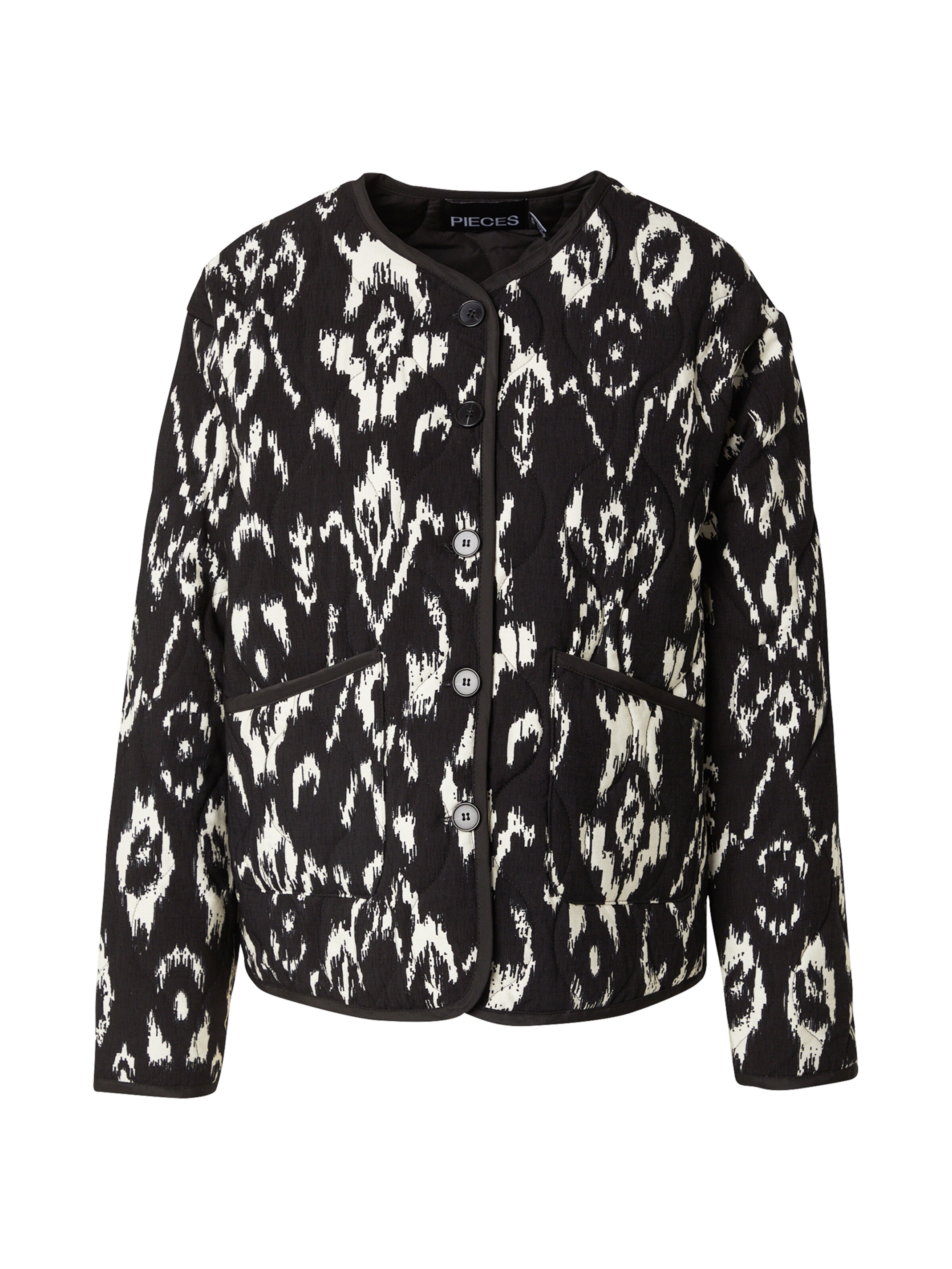 PIECES - Casaco meia-estação 'PCMALINA' em preto: frente