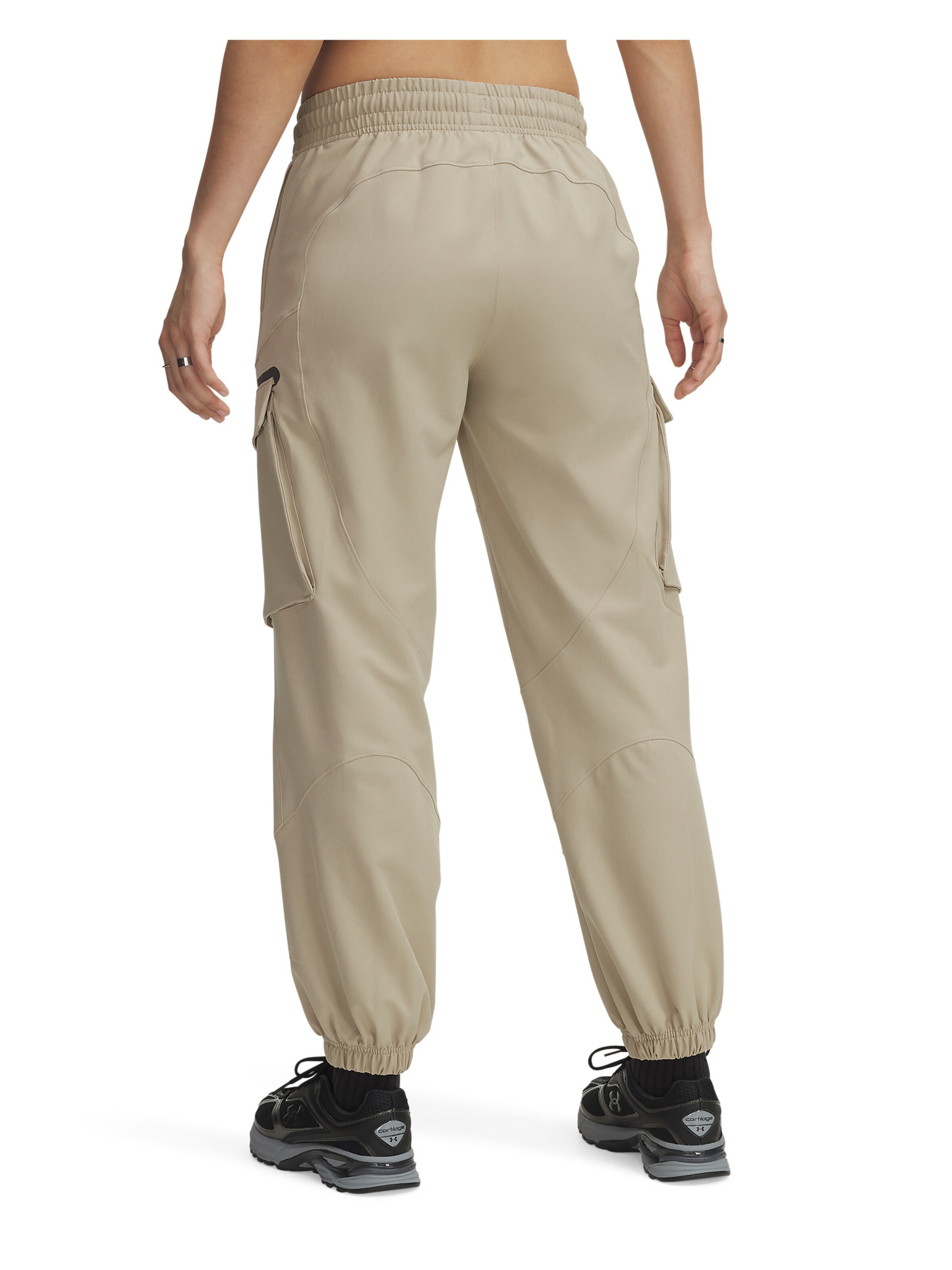 UNDER ARMOUR Tapered Sportbroek 'Unstoppable' in Bruin