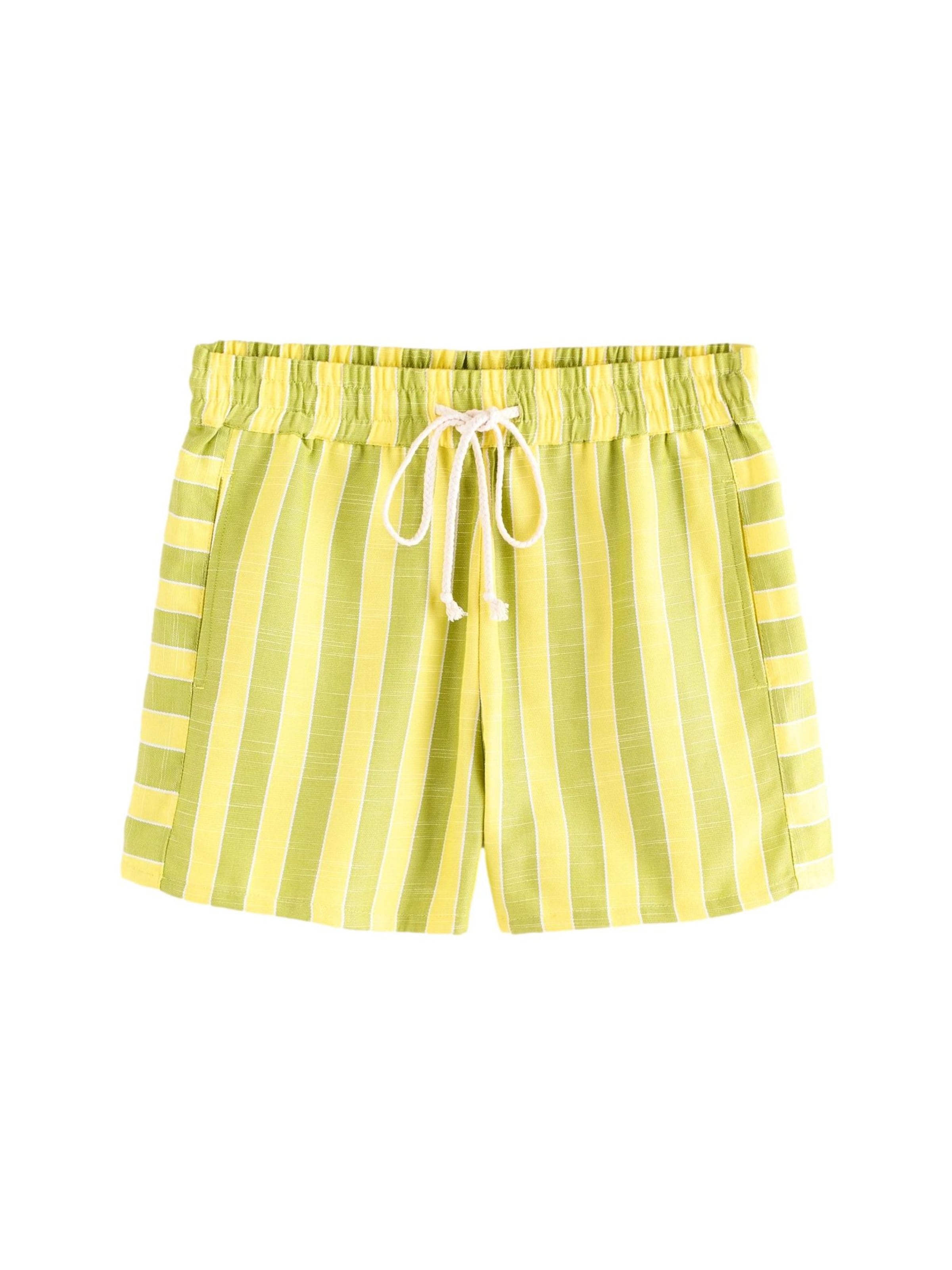 Next Normalny krój Spodnie w kolorze żółty: przód