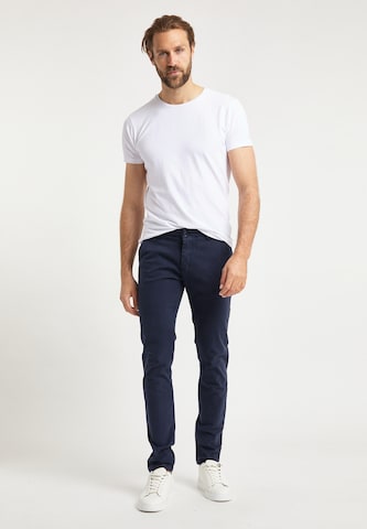 DreiMaster Vintage Slimfit Chino nadrág - kék