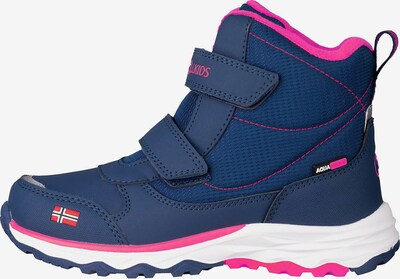 TROLLKIDS Boots 'HAFJELL ' in dunkelblau / pink / rot, Produktansicht