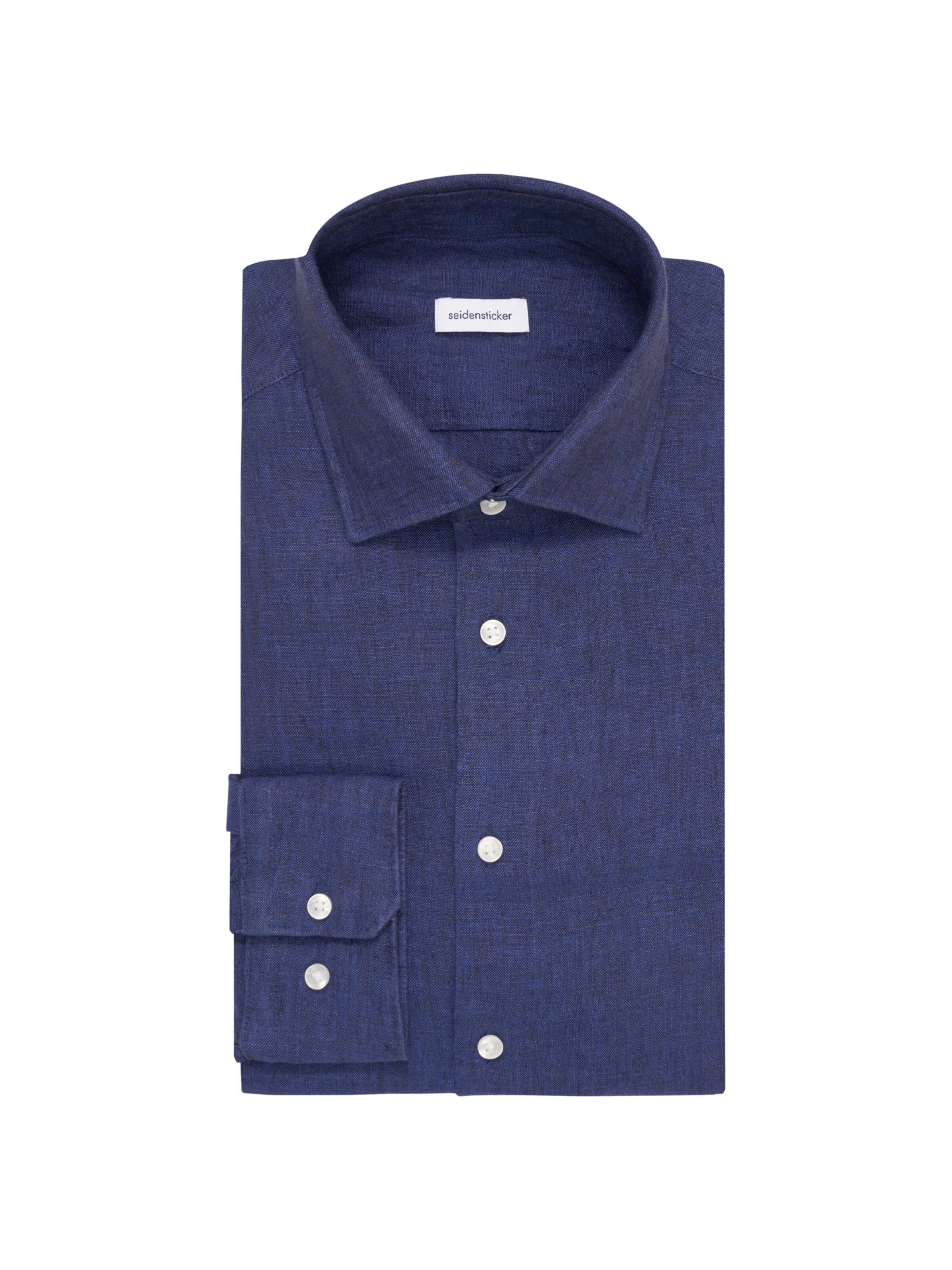 SEIDENSTICKER Slim fit Zakelijk overhemd in Blauw