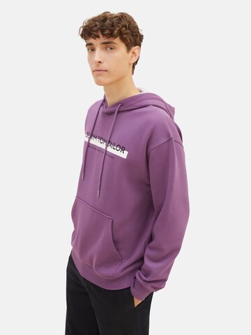 TOM TAILOR DENIM Sweatshirt in Purple