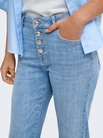 évasé Jean 'ONLTHEILA' ONLY en bleu