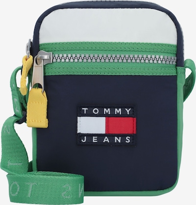 Tommy Jeans Umhängetasche in navy / hellgrün / feuerrot / weiß, Produktansicht