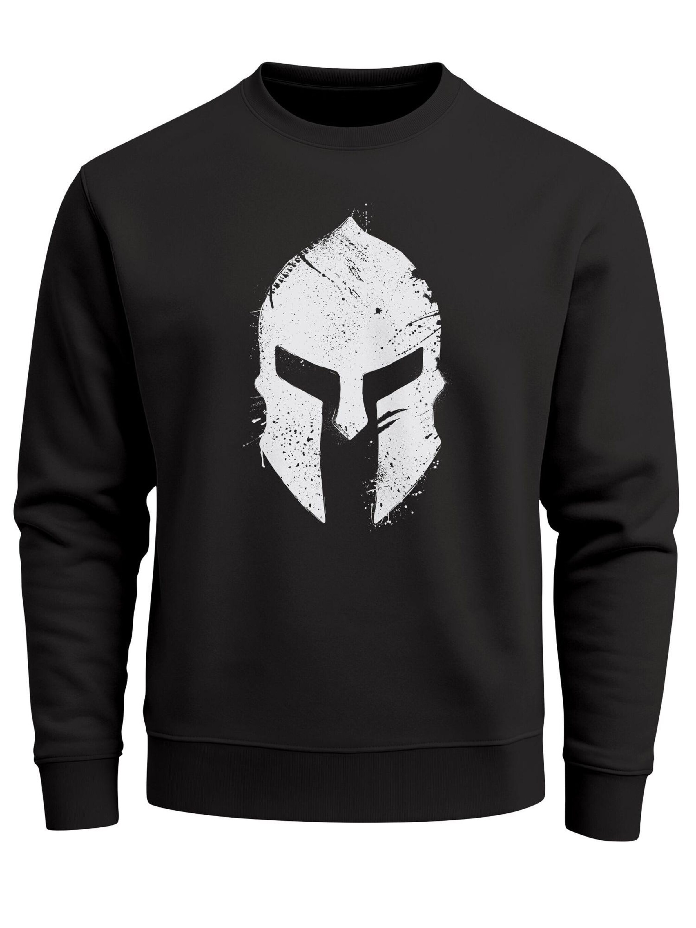 Neverless Sweatshirt 'Sparta 2' in Black: front