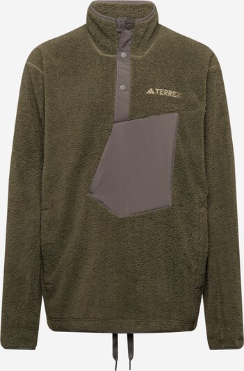 ADIDAS TERREX Pull-over de sport 'Xploric' en beige / gris / kaki, Vue avec produit