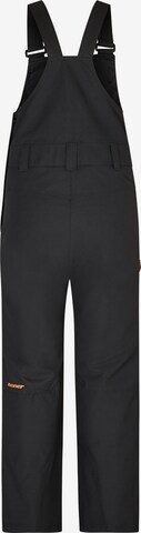 ZIENER Regular Workout Pants 'AKANDO-BIB' in Black