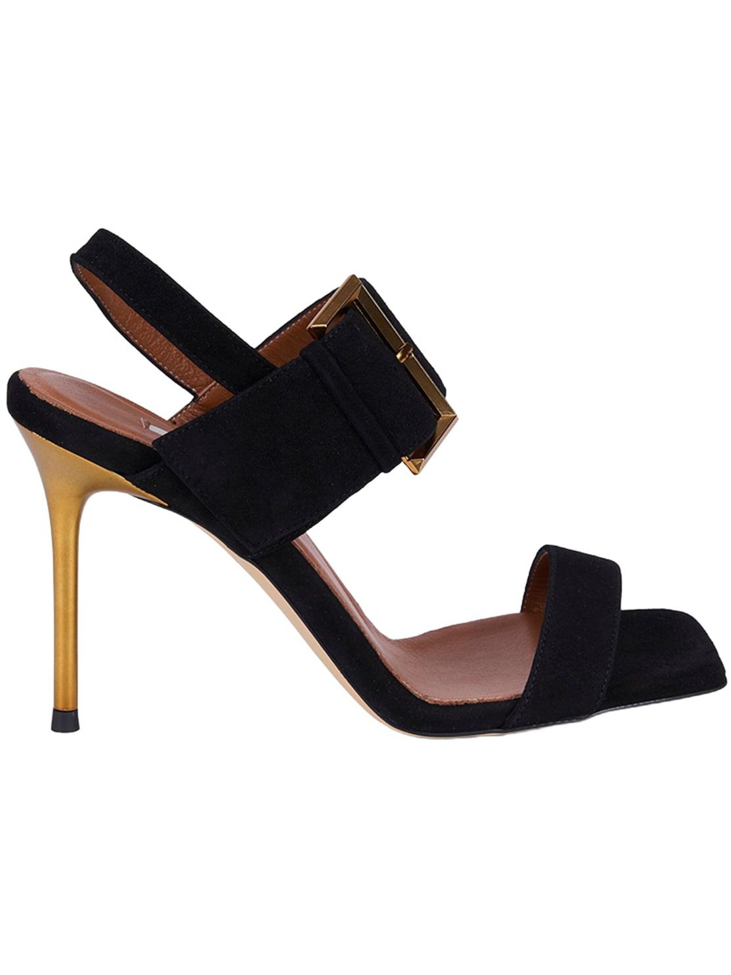 Sandales à lanières 'Abendsandalen' Desa en noir