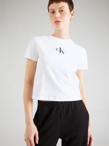 T-shirt Calvin Klein Jeans en blanc