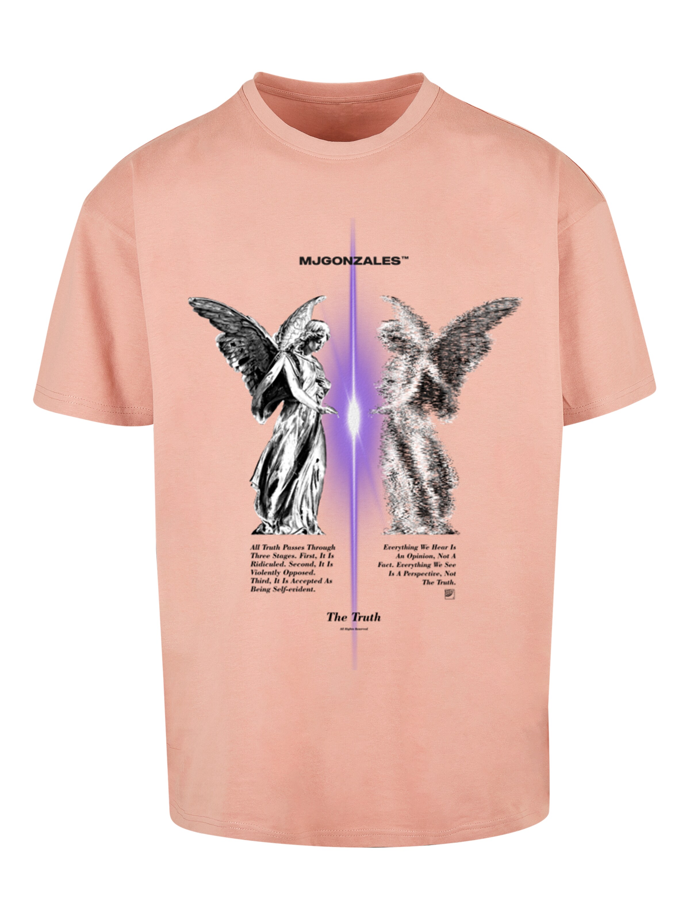 MJ Gonzales Shirt 'The Truth V.1' in Oranje: voorkant