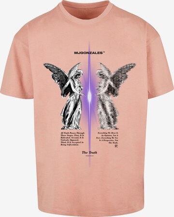 MJ Gonzales Shirt 'The Truth V.1' in Oranje: voorkant
