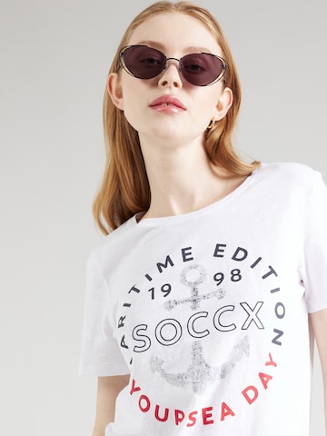 Soccx T-shirt i vit