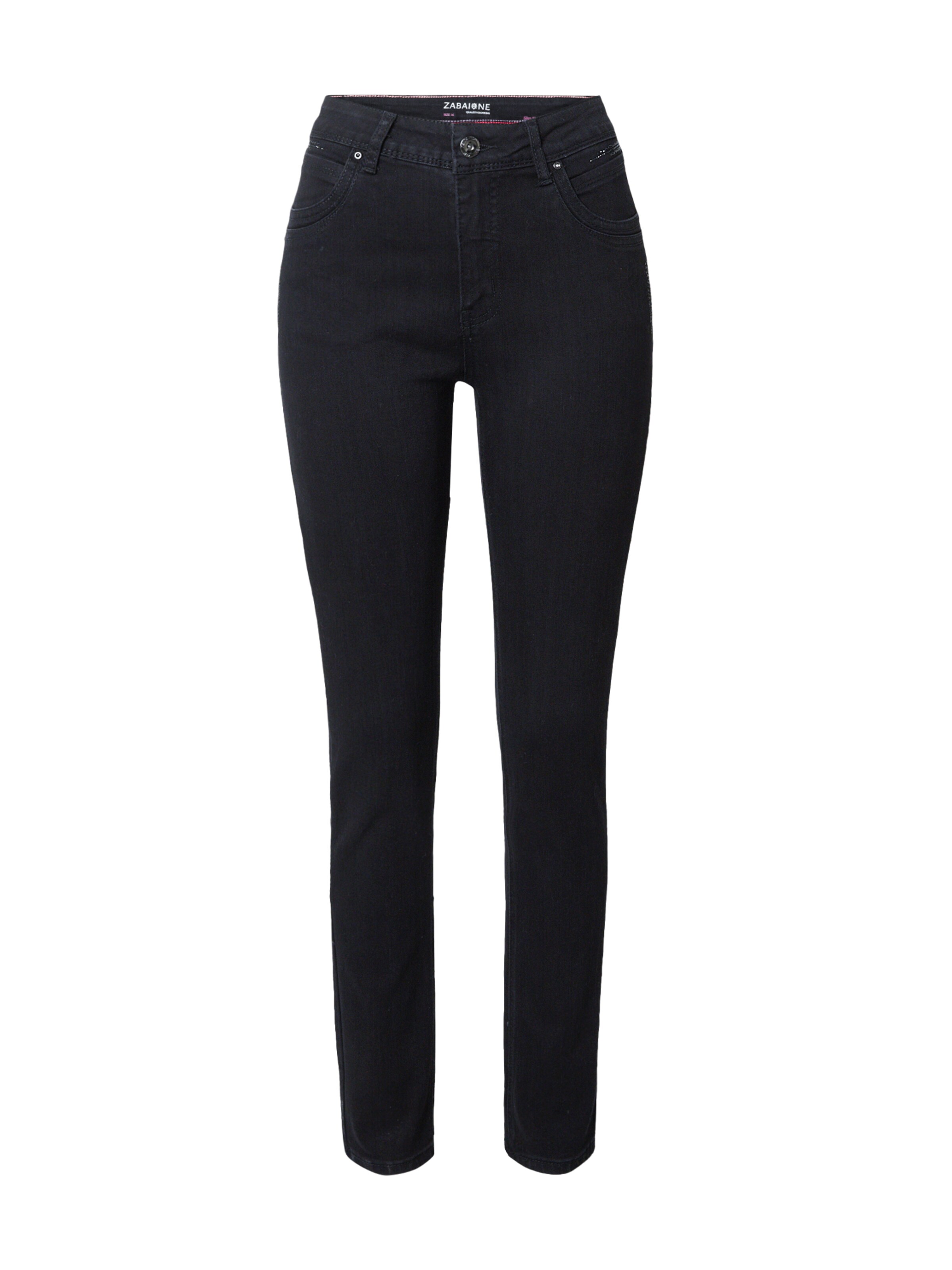 ZABAIONE Jeans 'Ma44rissa' in Black: front