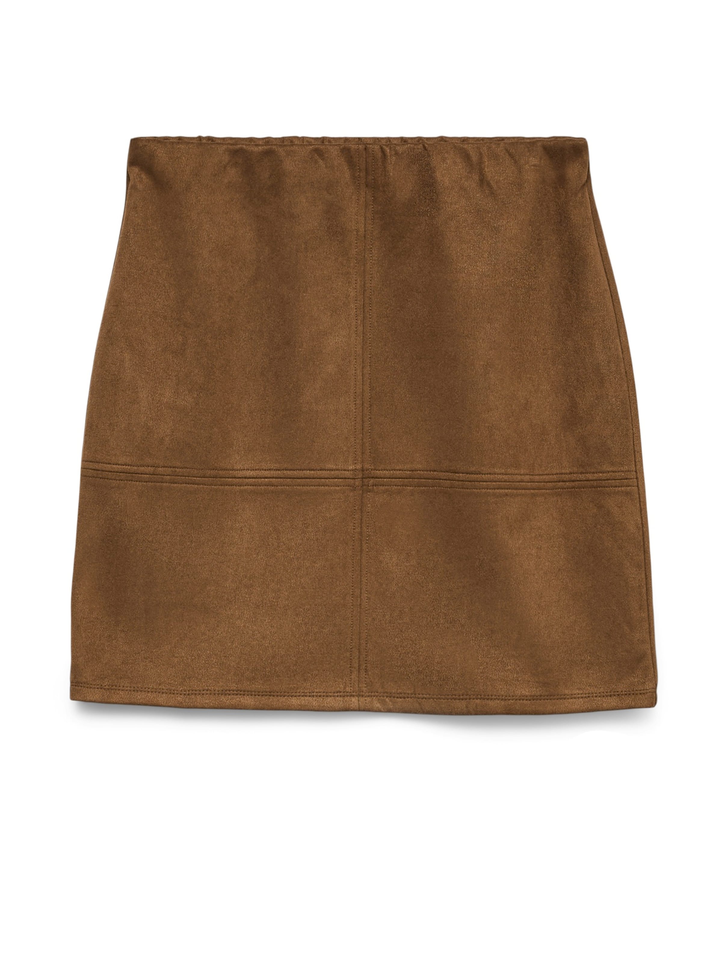 Vero Moda Maternity - Saia 'VMMKRETA' em castanho: frente