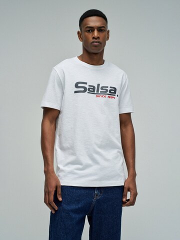 Salsa Jeans Shirt in Wit: voorkant