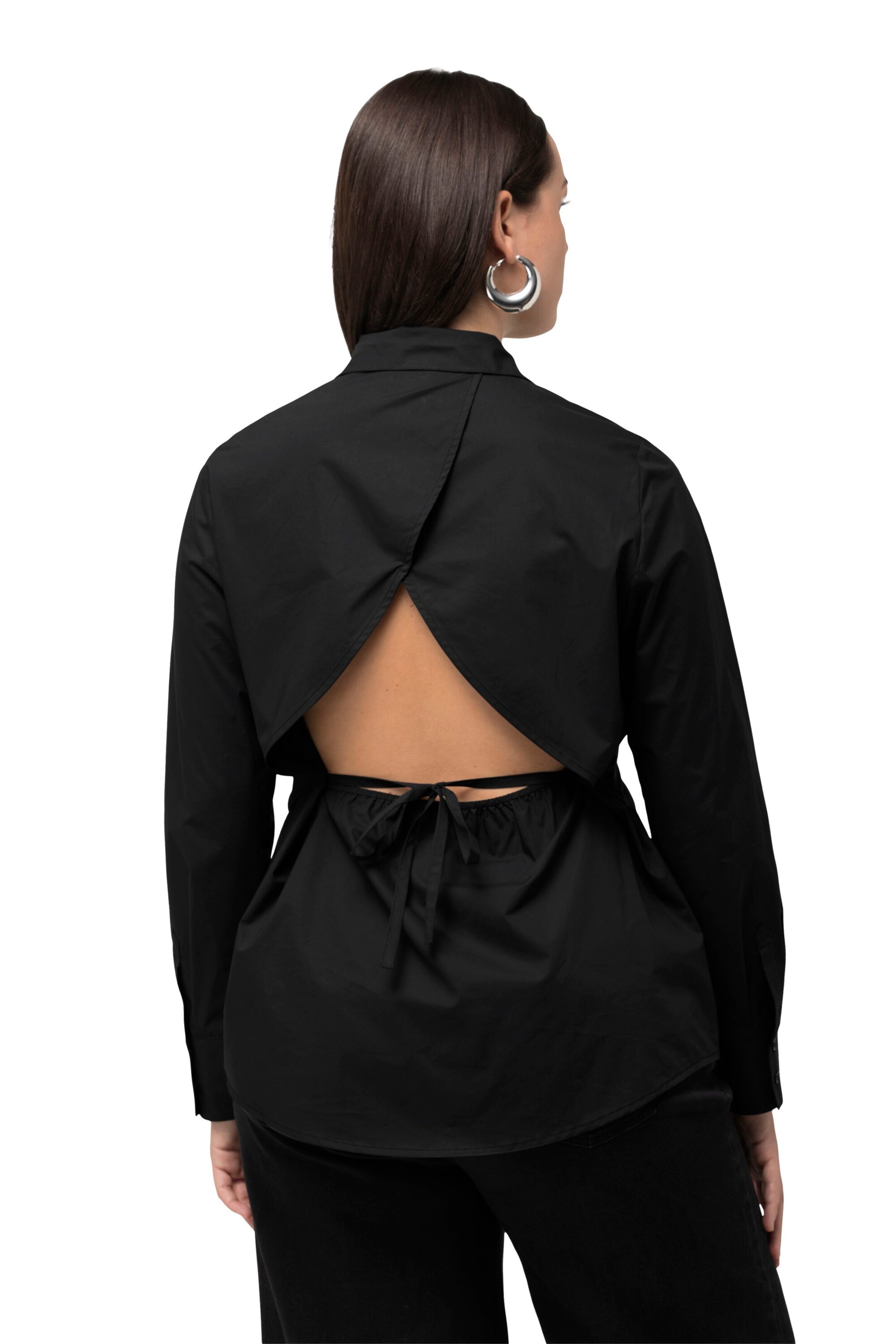 Ulla Popken Bluse in Schwarz