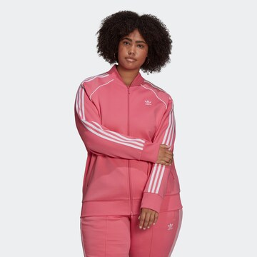 ADIDAS ORIGINALS Bluza rozpinana 'Primeblue' w kolorze różowy: przód
