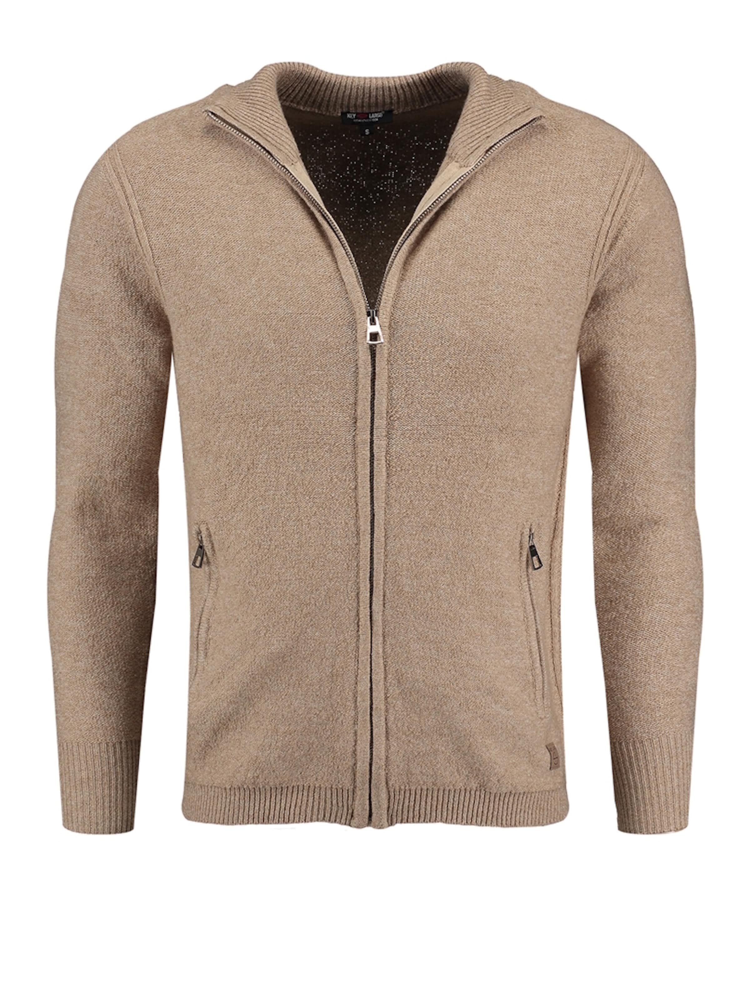 Key Largo Knit Cardigan 'Elevator' in Beige, Item view