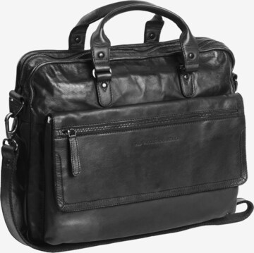 The Chesterfield Brand Document Bag 'René' in Black: front