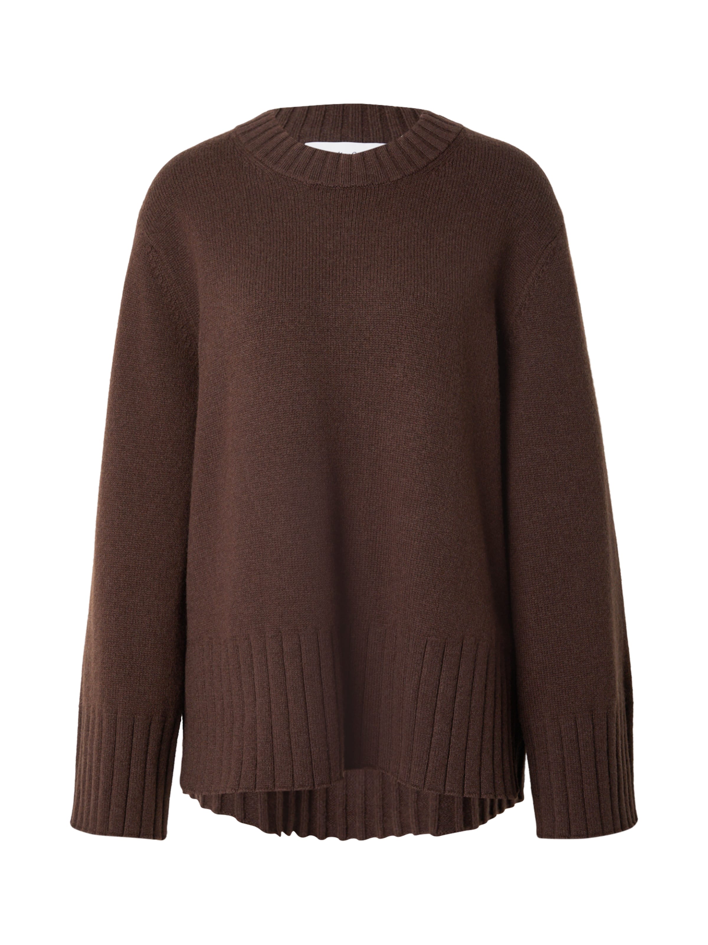 & Other Stories Πουλόβερ σε καφέ: μπροστά