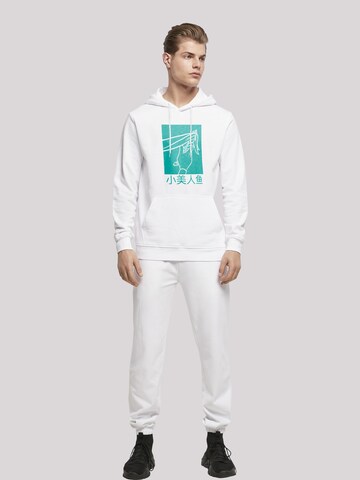 Sweat-shirt 'Disney Ariel The Little Mermaid Hair Stroke' F4NT4STIC en blanc