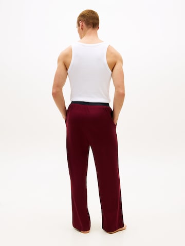 TOMMY HILFIGER Pyjamabroek in Rood