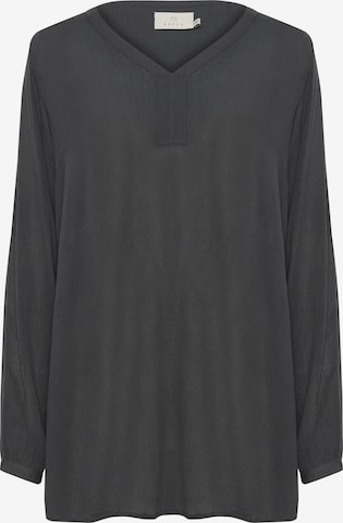 KAFFE CURVE - Túnica 'Amber' en gris: frente
