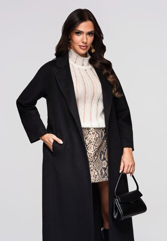 Ombre Tussenmantel in Zwart
