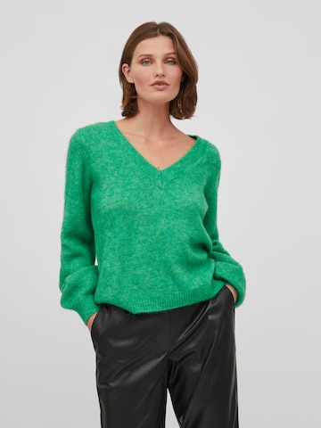 VILA Sweater 'Jamina' in Green: front