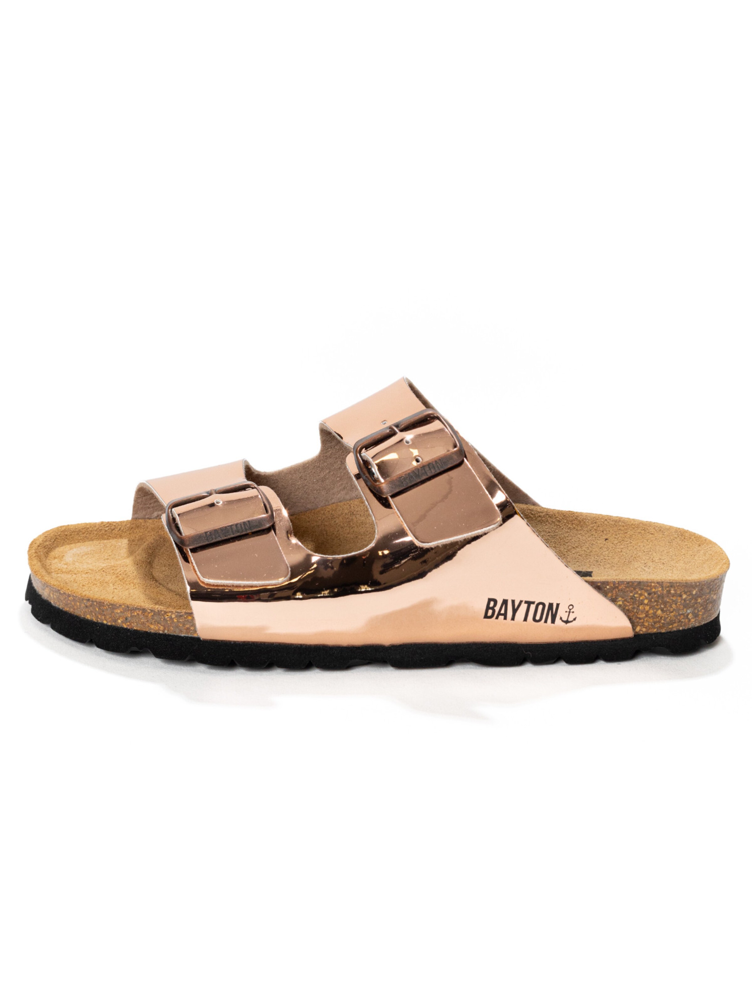 rozā Bayton Ādas čības 'Atlas': no priekšpuses