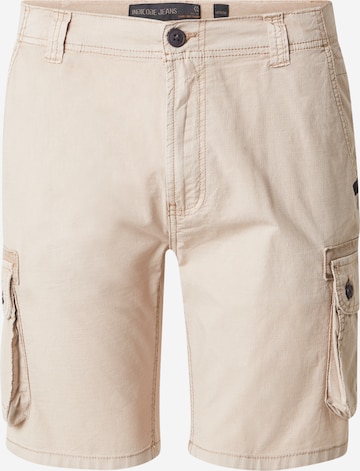 INDICODE JEANS Szabványos Cargo nadrágok 'INLanny' - szürke: elől