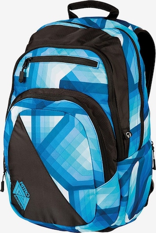 NitroBags Rucksack 'Stash' in Blau: Vorderseite