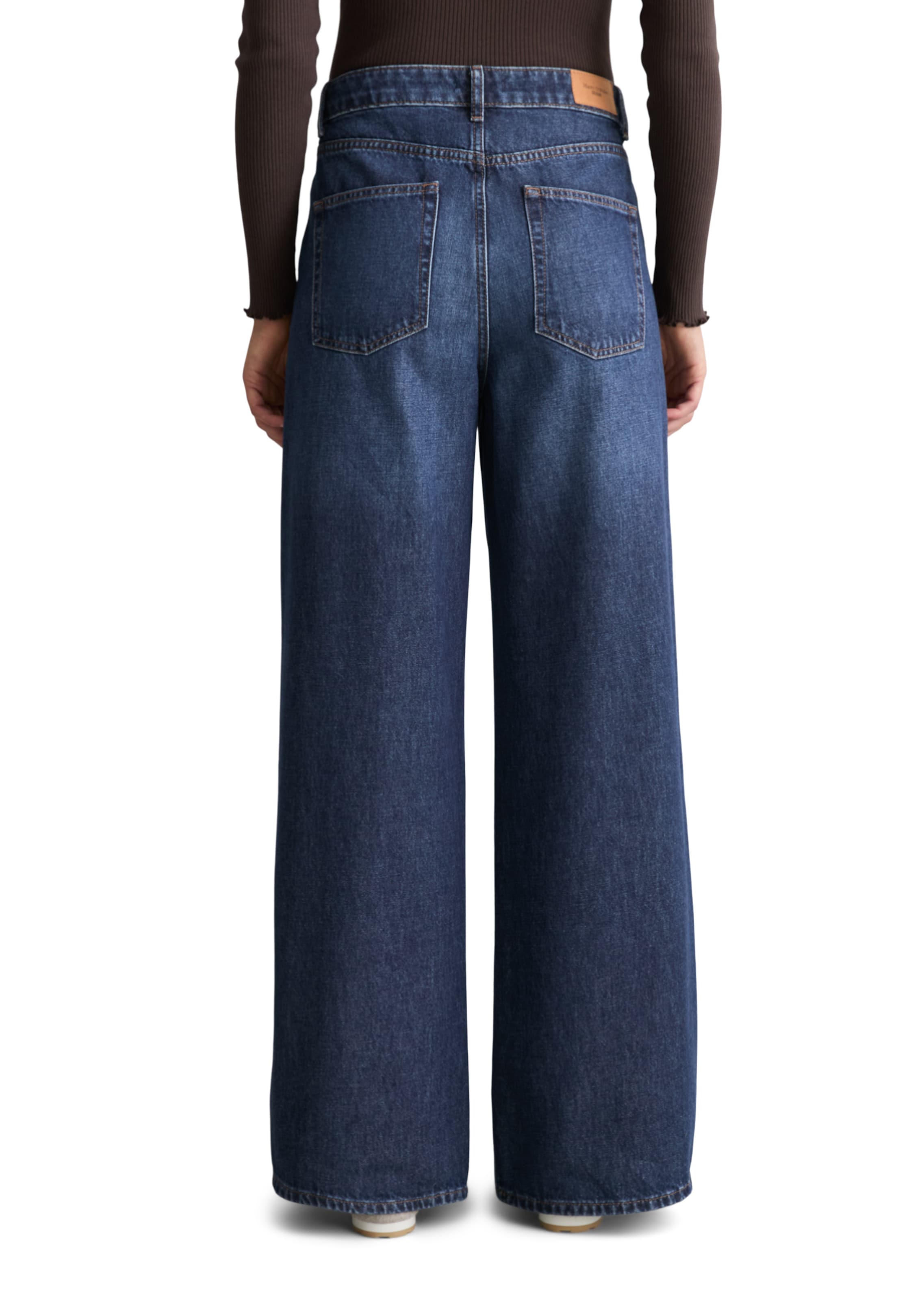 Marc O'Polo DENIM Wide leg Jeans 'Anjo' in Blauw
