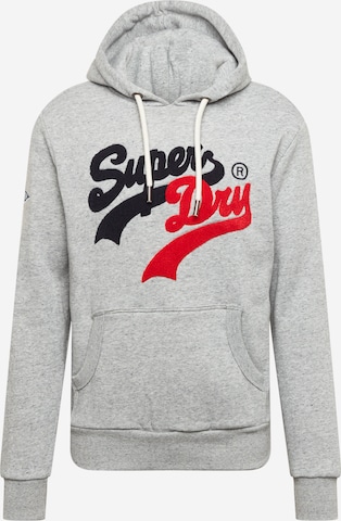 Superdry Sweatshirt in Grijs: voorkant