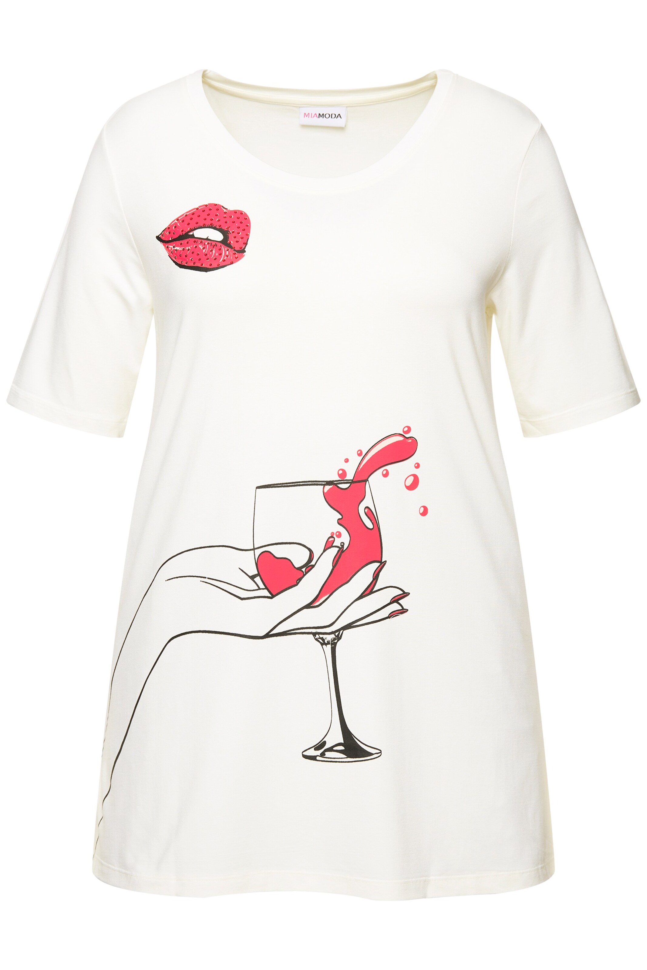 MIAMODA Shirt in White: front