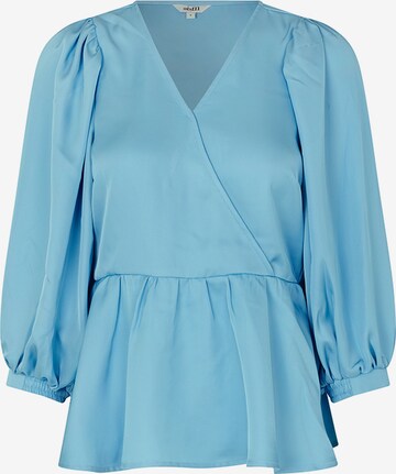 mbym Blouse 'Adara-M' in Blue: front