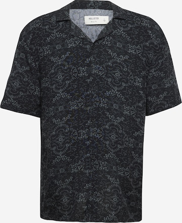 HOLLISTER - Camisa 'RAYON' en negro: frente