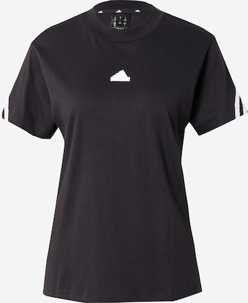 T-shirt fonctionnel ADIDAS SPORTSWEAR en noir : devant