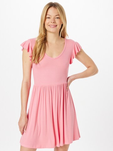 Robe 'BELIA' ONLY en rose : devant