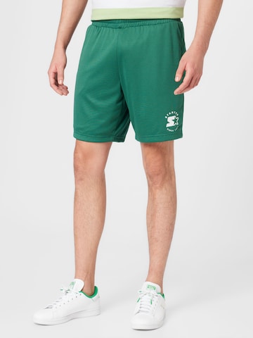 Regular Pantaloni de la Starter Black Label pe verde: față