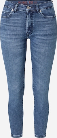 HUGO Red Skinny Jeans '932' in Blue: front