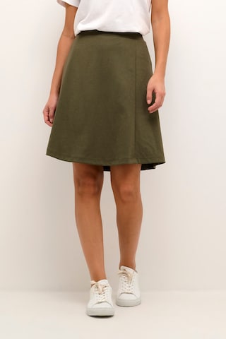 Kaffe Skirt 'Jolen' in Green: front