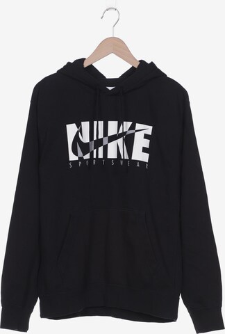 NIKE Kapuzenpullover L in Schwarz: predná strana