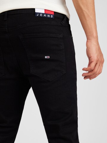 Tommy Jeans Slimfit Farkut 'SCANTON' värissä musta